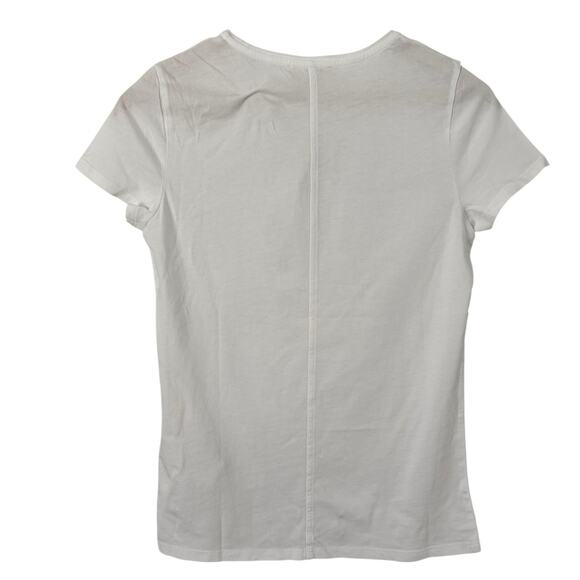 NWT Madewell Essential Slim Tee In White Lightweight Cotton Women’s Size Small - Picture 5 of 8
